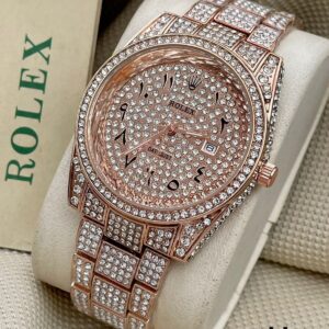 Rolex Arabic Diamond Rosegold - Replia Mart