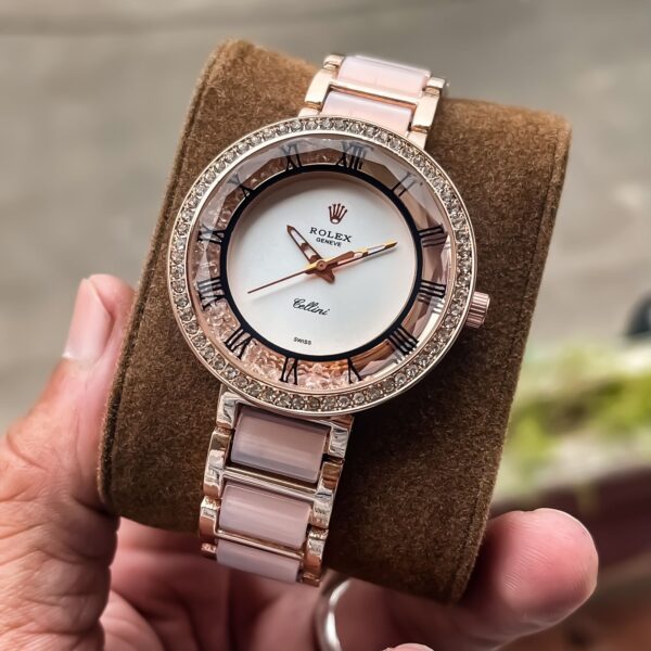 Rolex Zoom Rosegold For Girls - Replica Mart